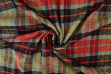 Flanel - Ruiten Rood/Geel/Grijs