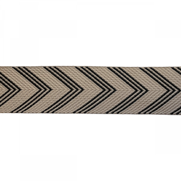 Luxe Tassenband - Arrow Stripes Light Taupe