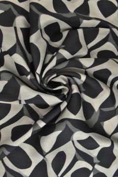 Viscose - Black/Grey Graphic