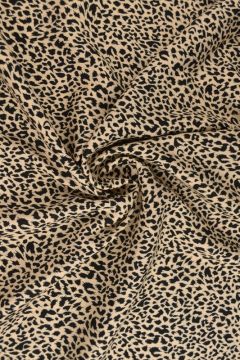 Viscose - Cheetah on Soft Beige