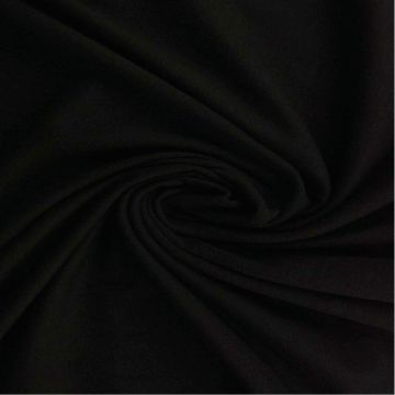 Katoenen Tricot Zwart