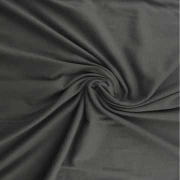 Katoenen Tricot Donker Grijs