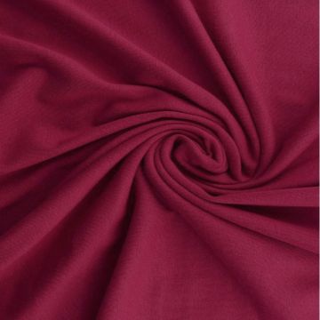 Katoenen Tricot Framboos Rood