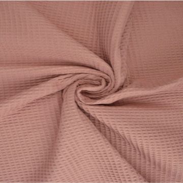 Wafelkatoen Vintage Roze