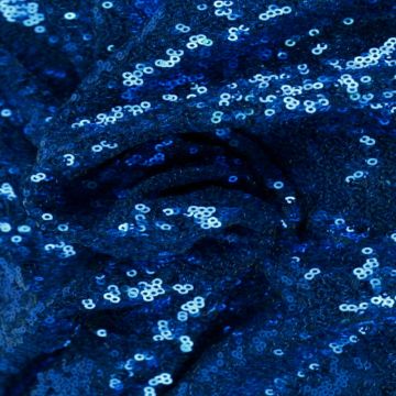 Pailletten Stof - Kobalt Blauw