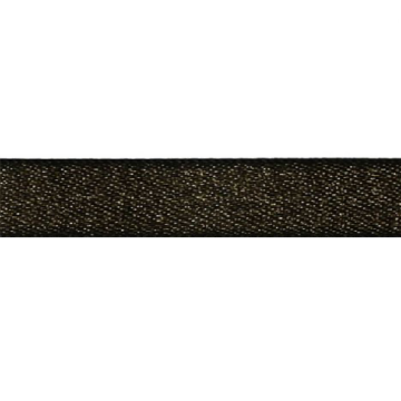 Kuny Sparkle Satijnlint 15mm - Holy Black
