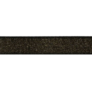 Kuny Sparkle Satijnlint 10mm - Holy Black