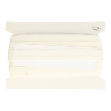 Elastisch Plisse Band 28mm - Ecru