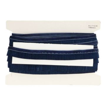 Elastisch Plisse Band 28mm - Donker Blauw
