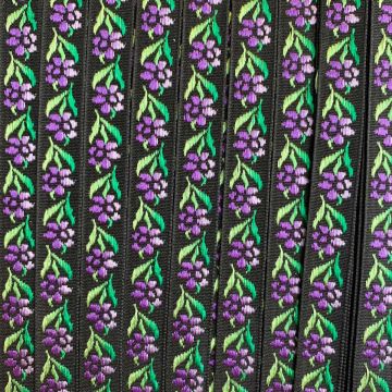 Band Dark Flowers - 12mm