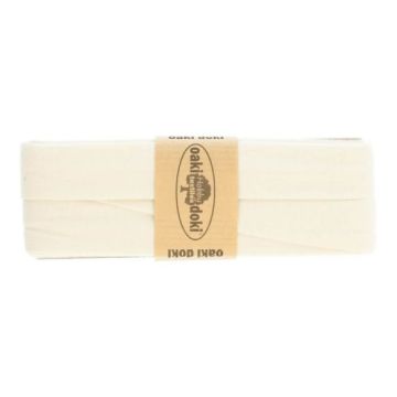 tricot de luxe biaisband oaki doki gebroken wit