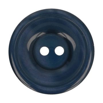 Blouse Knoop 12,5mm - Donker Blauw/ Grijs