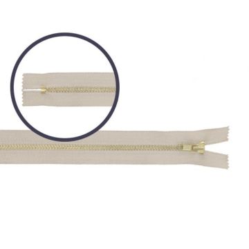 Broek Rits Koper - Niet Deelbaar -572 - Sand -10 cm