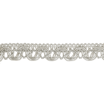Lurexband 20mm - Silver