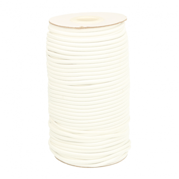 Koord elastiek 3mm -009- Wit