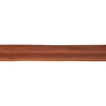 Vouwtres elastisch biaisband 20mm brique 