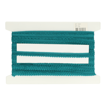 Lingerie - Stretch Kant - 15mm - Dark Petrol Green