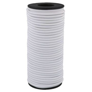 Koord elastiek 4mm - Wit - Super Sterk
