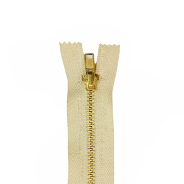 Broek Rits Koper - Niet Deelbaar -913 - Beige -12 cm