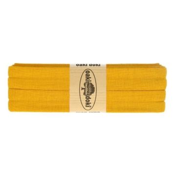 Tricot de luxe biaisband oaki doki 950 Mosterd