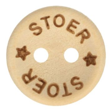 Knoop Hout 20mm - Stoer