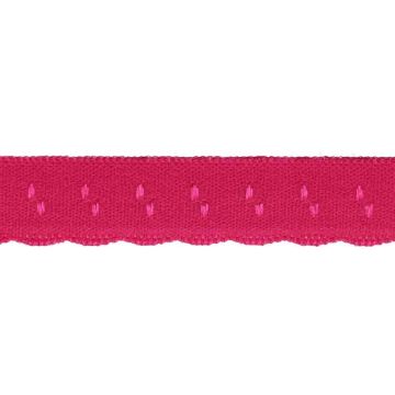 Lingerie Elastisch Vouwkant - Dark Fuchsia