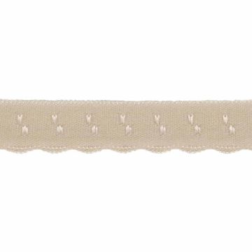 Lingerie Elastisch Vouwkant - Sand