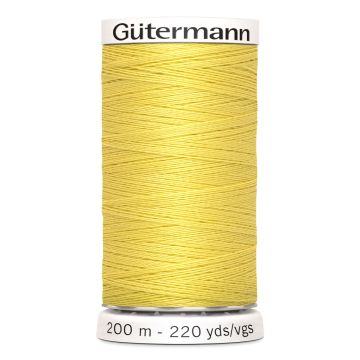 Gütermann 200 meter naaigaren - kanarie geel