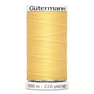 Gütermann 200 meter naaigaren -ZACHT MAISGEEL