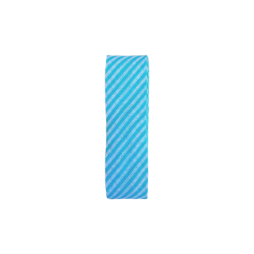 Biaisband - 2m - Strepen - Aqua
