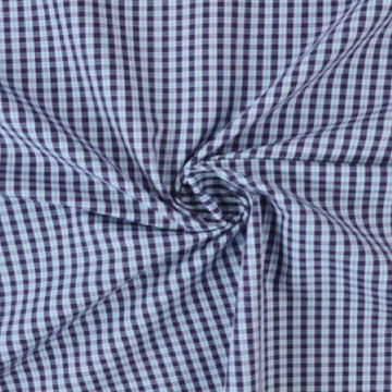 Blouse stof - light blue/navy/white