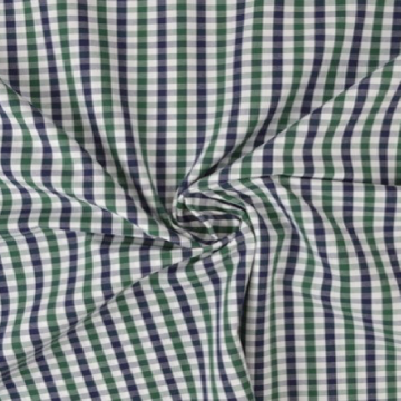 Blouse stof - green/navy/white