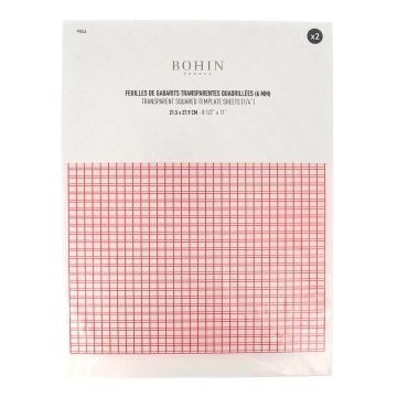 Bohin - Sjabloonvellen 21,5x27,9cm - 2 stuks
