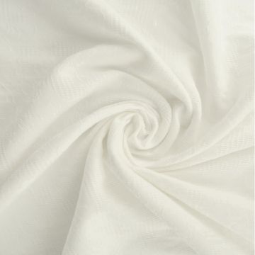 Cotton - Jacquard Roses - Off White - 00