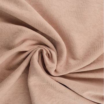 Cotton - Jacquard Roses -  Vintage Roze - 37