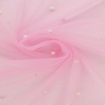 Mesh Pearls - Roze - 04