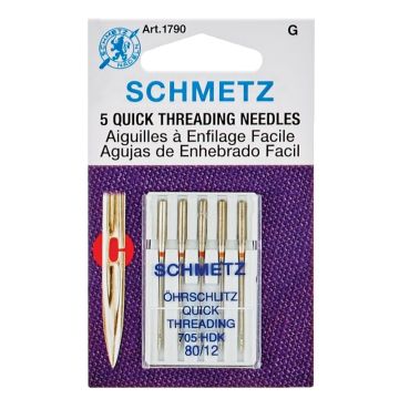 Schmetz quick threading 80-12