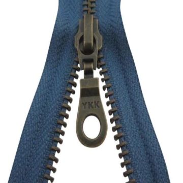 YKK Deelbare Koper Ritsen - 40 cm-839 - Blauw