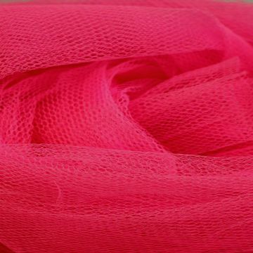 Brandvertragende Tule - 280cm - Deep Fuchsia