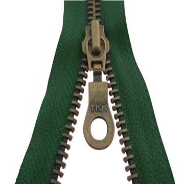 YKK Deelbare Koper Ritsen - 40 cm-890 - Donker Groen
