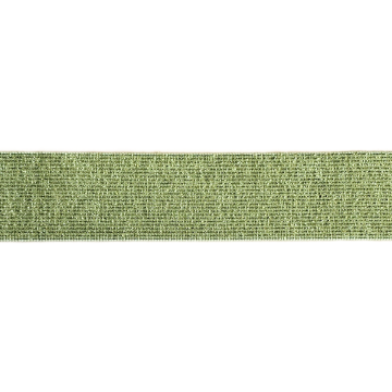 Glitter Elastiek - Olive/Silver - 35 mm