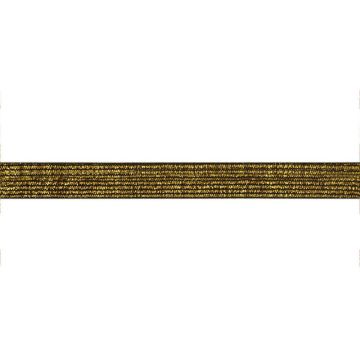 Elastiek Goud/zwart - 20mm