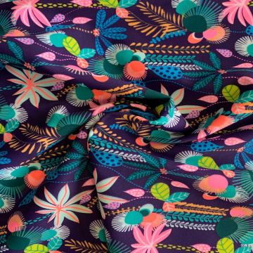 Lycra - Colorful Plants om Dark Purple