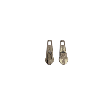 runner zipper donkergrijs voor 3mm rits 
