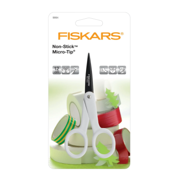 Fiskars Schaar Wit - Non Stick - 12cm