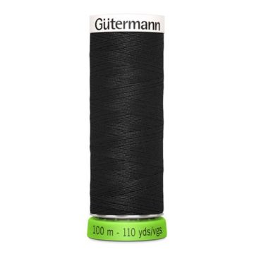 Zwart garen rPET Gutermann