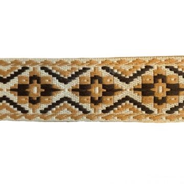 tassenband oker zwart voor hengsel van tassen