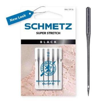 Schmetz Super Stretch Black 75/11