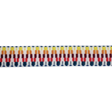 Luxe Tassenband 38mm - Ibiza Zigzag - Light