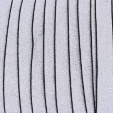 Elastiek Chique - Silver/Black - 30mm